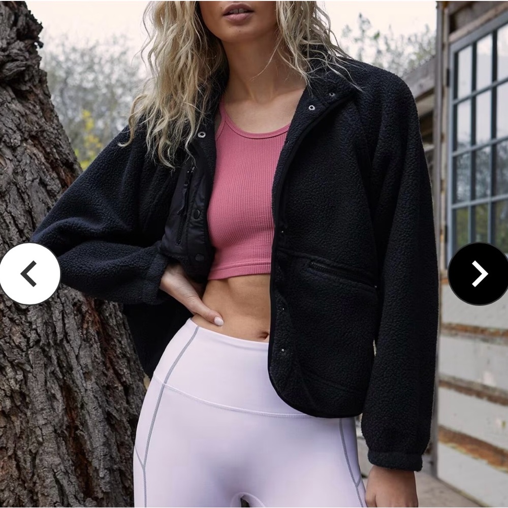 Free People Hit The Slopes Fleece Jacket